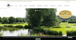 Desktop Screenshot of golfclub-guttenburg.de